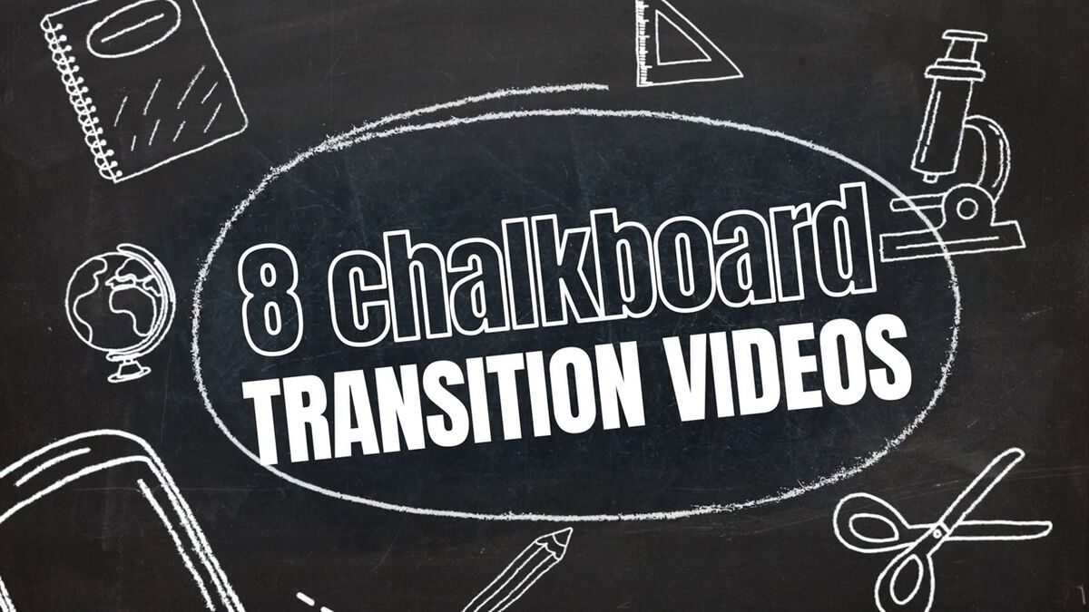 8 Chalkboard Transitional Videos image number null